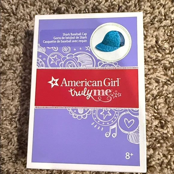 American Girl Truly Me Blue Shark Cap! Retired! Factory Sealed - Picture 1 of 4